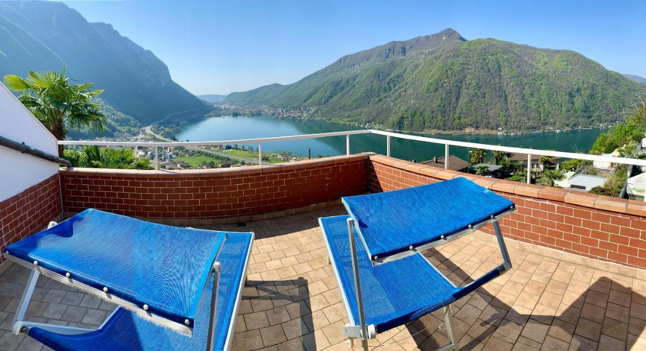 Casa Belvedere Rovio Exteriör bild